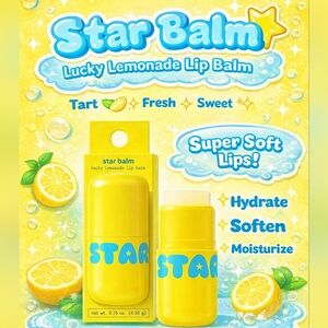Star Lucky Lemonade Lip Balm - Bright Yellow